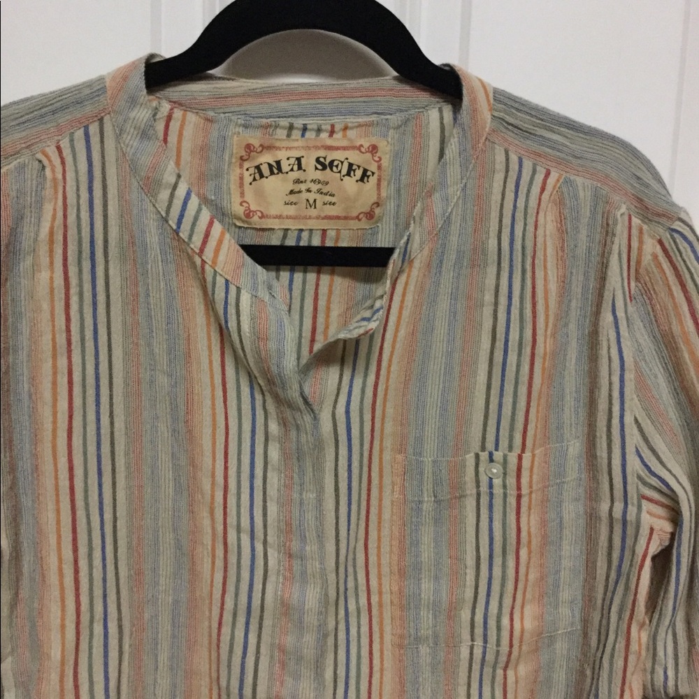 Anthropologie Linen Top